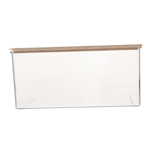 Abaodam Kasten Sandkasten Für Hamster Bad Container Haustier Wurf Drinnen Rennmaussand Mini-Hamster- Klar Hamster Hamstersand Meerschweinchen Bett Chinchilla Klein Acryl von Abaodam