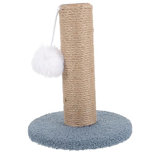 Abaodam Katzen Kratzbaum mit Plüschball Vertikaler Kratzpfosten für Katzen und Kätzchen Entspannen und Innenräumen Kleines Kreatives Design von Abaodam