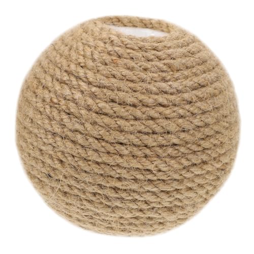 Abaodam Katzen Spielball Aus Sisal Für Kätzchen Und Katzen Kratzspielzeug Kauen Und Spielen Wiederverwendbarer Indoor-kratzball von Abaodam