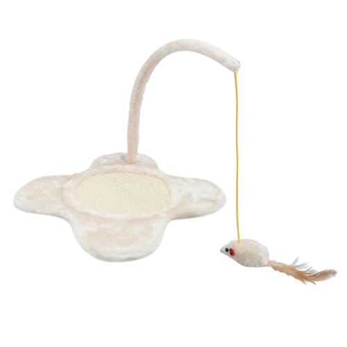 Abaodam Katzenkratzbrett Für Drinnen Kratzer Sisal Kratzen Hängend Hat Post Kätzchen Kratzunterlage Katzenkratzbaum Mit Ballspielzeug Katzenkratzer Plüsch Beige Abaodam Katzenkratzbrett Für Drinnen Kratzer Sisal Kratzen Hängend Hat Post Kätzchen Kratzunterlage Katzenkratzbaum Mit Ballspielzeug Katzenkratzer Plüsch Beige von Abaodam