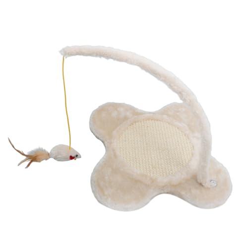 Abaodam Katzenkratzbrett interaktives katzenspielzeug katzenkratzbaum Spielzeugmaus katzenmöbel drinnen hängend hat haben Katze kratzmatte kratzunterlage für Katzen Plüsch Beige Abaodam Katzenkratzbrett interaktives katzenspielzeug katzenkratzbaum Spielzeugmaus katzenmöbel drinnen hängend hat haben Katze kratzmatte kratzunterlage für Katzen Plüsch Beige von Abaodam
