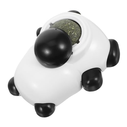 Abaodam Katzenminze Katze Nip Ball Lustiges Katzenspielzeug Katzenminzebälle An Der Wand Katzenspielzeug Für Freigängerkatzen Kätzchen Katze Behandeln Ball Weiß Pp von Abaodam