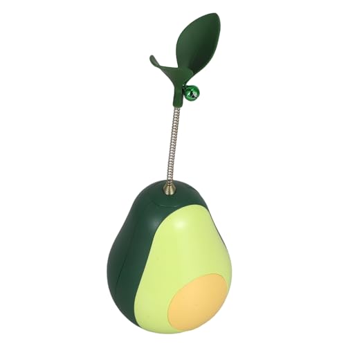 Abaodam Katzenspielzeug Mit Springstab Und Leckerli-Spender, Avocado-Katzen-Puzzle-futterspender, Interaktives Snack-Spielzeug Für Kleine, Mittelgroße Und Große Katzen von Abaodam