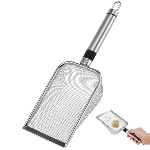 Abaodam Cat Litter Scoop Aus Edelstahl Große Langlebige Katzenschaufel Mit Filterdesign Für Einfaches Reinigen Der Katzentoilette Für Katzenbesitzer Und Tierfreunde Abaodam Cat Litter Scoop Aus Edelstahl Große Langlebige Katzenschaufel Mit Filterdesign Für Einfaches Reinigen Der Katzentoilette Für Katzenbesitzer Und Tierfreunde von Abaodam