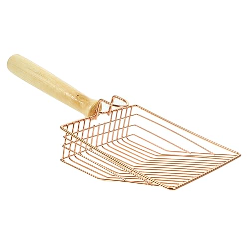 Abaodam Katzenstreuschaufel aus mit Holzgriff Langlebige Kotschaufel mit Metallfilter für Einfache Katzenklos Zubehör für Abaodam Katzenstreuschaufel aus mit Holzgriff Langlebige Kotschaufel mit Metallfilter für Einfache Katzenklos Zubehör für von Abaodam