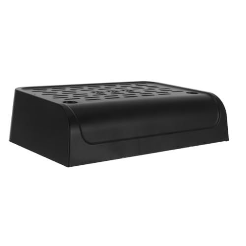 Abaodam Katzenrampe Mit Katzenstreu-Matte Erhöhte Katzenstreu-Rampe Mit Filterfunktion Leicht Zu Reinigen Und Tragbar Für Kleine Und Ältere Katzen Schwarz von Abaodam