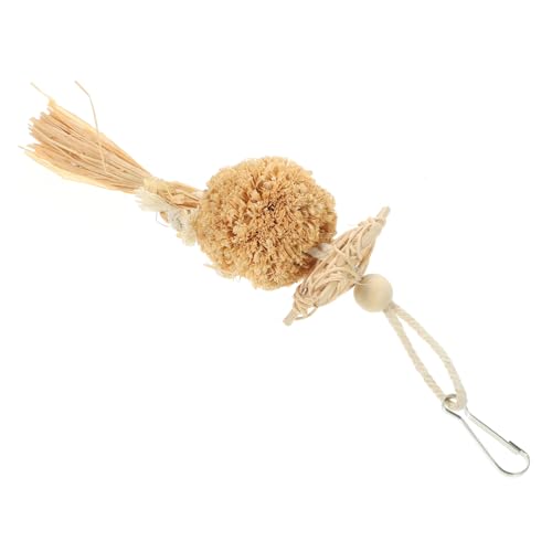 Abaodam Vogelspielzeug Aus Natürlichem Holz Kauspielzeug Für Papageien Und Wellensittiche Sicheres Und Lustiges Spielzeug Für Vögel Fördert Fitness Und Beschäftigung Im Käfig von Abaodam
