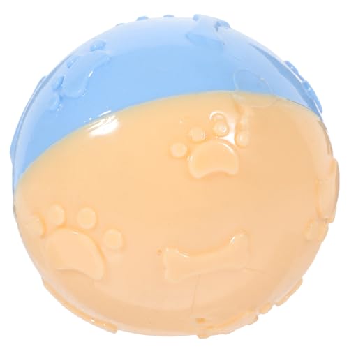 Abaodam Hundespielzeug Ball Für Kleine Hunde Interaktiver Quietschender Kautschukspielzeugball Fördert Zahnpflege Und Geistige Anregung Für Drinnen Und Draußen Abaodam Hundespielzeug Ball Für Kleine Hunde Interaktiver Quietschender Kautschukspielzeugball Fördert Zahnpflege Und Geistige Anregung Für Drinnen Und Draußen von Abaodam
