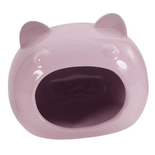 Abaodam Keramik Hamster Versteck Haus Großes Hellviolettes Kleintierversteck Kühles und Gemütliches Schlafhaus für Hamster Chinchillas und Ratten Süßes Cartoon Design Zubehör für Abaodam Keramik Hamster Versteck Haus Großes Hellviolettes Kleintierversteck Kühles und Gemütliches Schlafhaus für Hamster Chinchillas und Ratten Süßes Cartoon Design Zubehör für von Abaodam