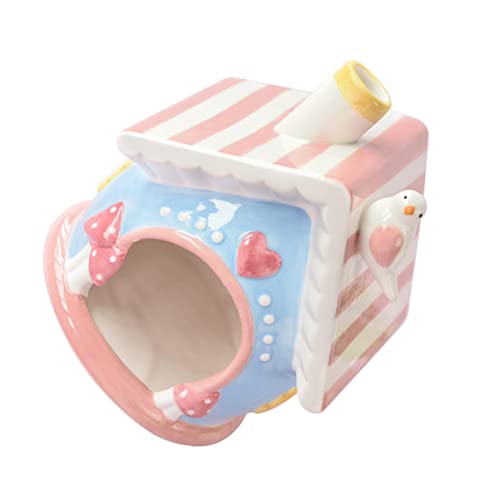 Abaodam Keramikhäuschen für Hamster Rosa Haustierversteck für Kleintiere Schlafplatz und Transportnest für Hamster und Andere Kleine Haustiere Abaodam Keramikhäuschen für Hamster Rosa Haustierversteck für Kleintiere Schlafplatz und Transportnest für Hamster und Andere Kleine Haustiere von Abaodam