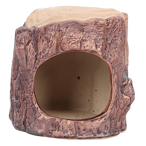 Abaodam Keramik Hamster Haus Kleiner Hamster Nest für Kleintiere Tragbares Haustierbett Leicht zu Reinigen Ästhetisches Design Igel und Rennmäuse Abaodam Keramik Hamster Haus Kleiner Hamster Nest für Kleintiere Tragbares Haustierbett Leicht zu Reinigen Ästhetisches Design Igel und Rennmäuse von Abaodam