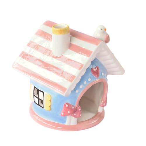 Abaodam Keramisches Hamsterhaus Rosa Multifunktionales Nest für Kleine Haustiere Wie Hamster Reinigen Sicher und Langlebig Design von Abaodam