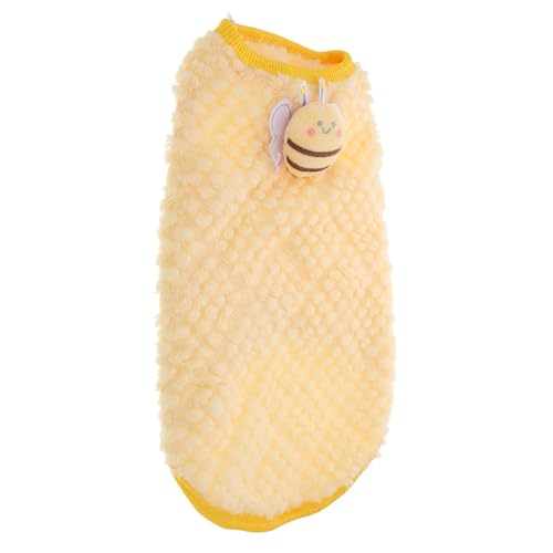 Abaodam Kleidung Für Haustiere Kleine Hundeweste Haustierkleidung Für Kleine Hunde Partyzubehör Für Haustiere Sommerhundweste Haustier Valentinstag Kostüme Welpenweste Yellow Korallenvlies Abaodam Kleidung Für Haustiere Kleine Hundeweste Haustierkleidung Für Kleine Hunde Partyzubehör Für Haustiere Sommerhundweste Haustier Valentinstag Kostüme Welpenweste Yellow Korallenvlies von Abaodam