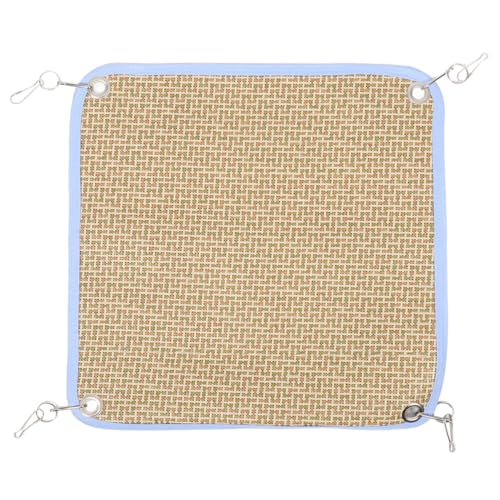 Abaodam Kühlende Hängematte für Kleintiere aus Stroh für Hamster Ratten und Frettchen Platzsparendes Design Strapazierfähig und Einfach zu Befestigen Abaodam Kühlende Hängematte für Kleintiere aus Stroh für Hamster Ratten und Frettchen Platzsparendes Design Strapazierfähig und Einfach zu Befestigen von Abaodam