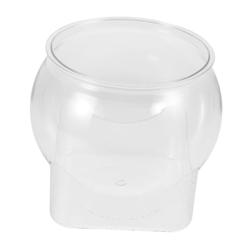 Abaodam Klarer Desktop-Aquarium Aus Bruchsicherem Kunststoff Für Betta-Fische Transparentes Terrarium Kompakte Tisch-aquarien Für Büro Und Zuhause Modernes Design Schlagfest Und Sicher von Abaodam