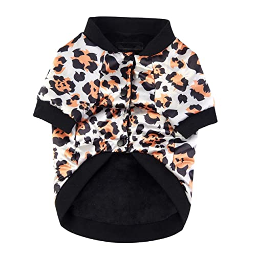 Abaodam Fashion Leopard-Muster Druck Hundeweste Für Kleine Hunde Warme Herbst-Winter-Bekleidung Für Welpen Bequem Und Stilvoll Für Kaltes Wetter Abaodam Fashion Leopard-Muster Druck Hundeweste Für Kleine Hunde Warme Herbst-Winter-Bekleidung Für Welpen Bequem Und Stilvoll Für Kaltes Wetter von Abaodam