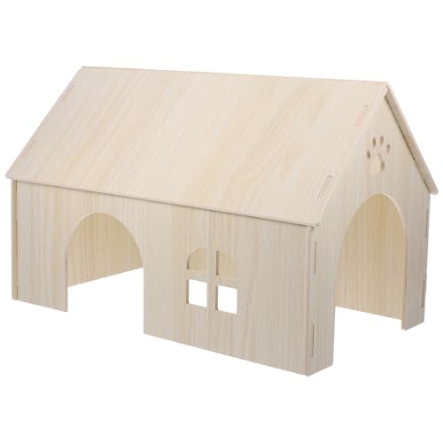 Abaodam Kleines Eichhörnchenhaus aus Holz Gemütliches Versteck für Meerschweinchen Hamster Kaninchen Langlebig Sicher und Vielseitig Einsetzbar für Haustiere Schlafen Abaodam Kleines Eichhörnchenhaus aus Holz Gemütliches Versteck für Meerschweinchen Hamster Kaninchen Langlebig Sicher und Vielseitig Einsetzbar für Haustiere Schlafen von Abaodam