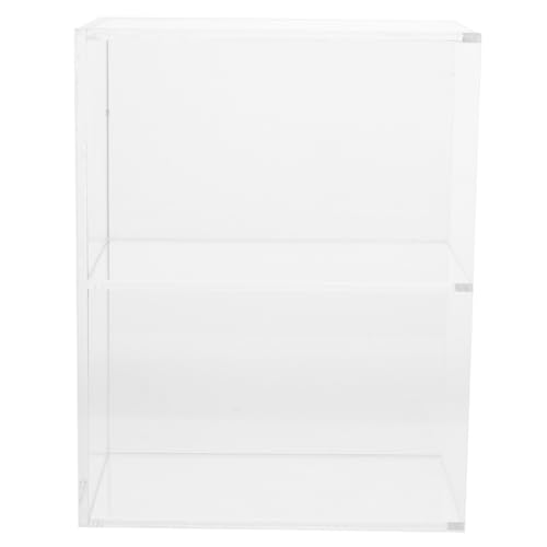 Abaodam Kleines Transparentes Aquarium Randloses Desktop Betta Becken Rechteckiges Fisch und Schildkrötenbecken Modernes Design Kratzfest Langlebig für Büro und Zuhause von Abaodam
