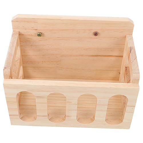 Abaodam Kleintier Heu Feeder Aus Holz Hängend Für Meerschweinchen Platzsparend Zu Installieren Mit Sauberem Design Für Fütterung von Abaodam
