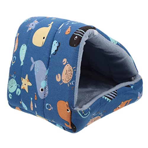 Abaodam Kleintier Kuschelhöhle Baumwolle Wärmebett für Meerschweinchen Hamster Kaninchen Nager Winterbett Gemütlich und Wärmend für Kleine Haustiere von Abaodam