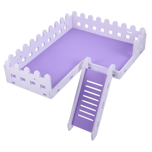 Abaodam Kleintier Plattform aus Robustem Material mit Rampe Spiel und Ruheplattform für Hamster und Kleine Haustiere Fördert Bewegung und Aktivität im Käfig Geeignet für Zwerghamster und von Abaodam