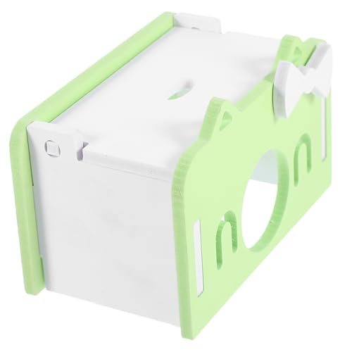 Abaodam Kleintier Versteck Haus aus PVC für Hamster und Meerschweinchen Kleines Hideout Spielhaus Bunte Hütte Klettern und Verstecken Geeignet für Zwerghamster und Kleine Nagetiere von Abaodam