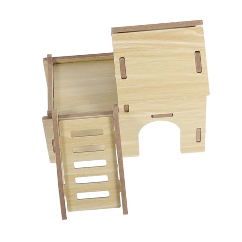 Abaodam Kleintierhaus aus Holz für Zwerghamster Sicheres Versteck für Käfige Platzsparend Langlebig und Unterhaltsam für Kleine Haustiere Abaodam Kleintierhaus aus Holz für Zwerghamster Sicheres Versteck für Käfige Platzsparend Langlebig und Unterhaltsam für Kleine Haustiere von Abaodam