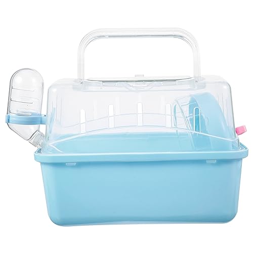 Abaodam Kleintierkäfig aus Kunststoff Hamster Transportbox mit Panoramafenster für Reisen Ausflüge und für Hamster Mäuse und Frettchen Abaodam Kleintierkäfig aus Kunststoff Hamster Transportbox mit Panoramafenster für Reisen Ausflüge und für Hamster Mäuse und Frettchen von Abaodam