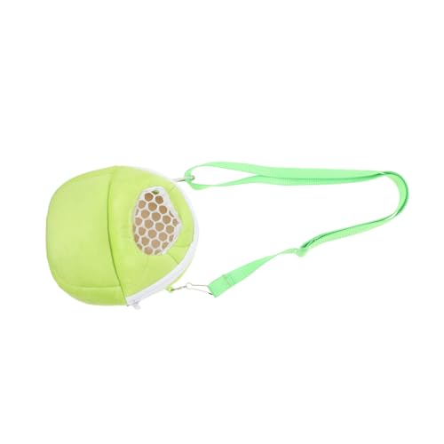 Abaodam Kleintierkoffer Hamstertasche Kleinstierträger Hamster -trägertasche Hasenträger Für Kaninchen Reise Hamsterkäfig Hamster Rucksack Kaninchenträger Light Green Samt von Abaodam
