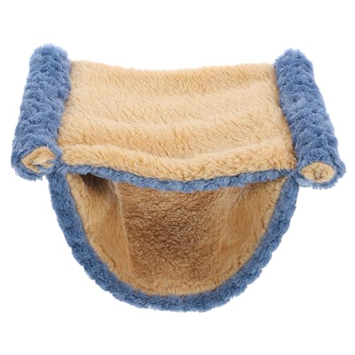 Abaodam Komfortable Chinchilla Hängematte für Hamster und Kleintiere Doppellagiges Nest aus Atmungsaktivem Polyester Gemütliches Winterversteck für Hamster Rennmäuse Meerschweinchen und von Abaodam