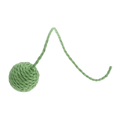 Abaodam Kratzer Kratzbäume Für Katzen Katzenspielzeugkugeln Ball Kratzen Kratzbaum Für Katzen Sisal Interaktives Katzenspielzeug Kätzchenspielzeug Für Wohnungskatzen Grün Papier von Abaodam