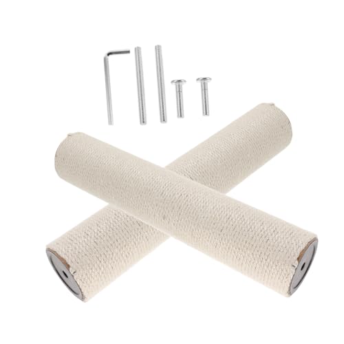 Abaodam Kratzpfosten Ersatz mit Schrauben Natürlicher Sisal Kratzbaum Stabiles Katzenbaum Ersatzteil für Indoor Katzenmöbel Schutz und Einfache von Abaodam