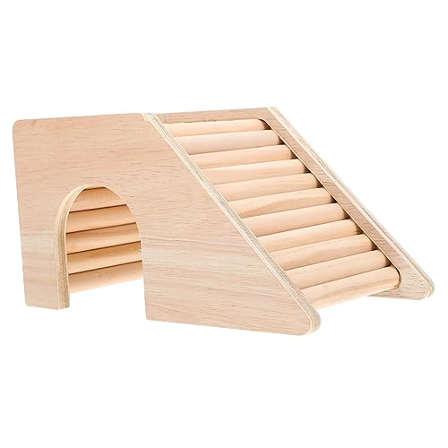 Abaodam Kreatives Hamsterhaus aus Holz mit Hamster Versteck und Spielplatz für Kleine Haustiere Sicheres und Langlebiges Kauspielzeug Bewegung und Zahnpflege Abaodam Kreatives Hamsterhaus aus Holz mit Hamster Versteck und Spielplatz für Kleine Haustiere Sicheres und Langlebiges Kauspielzeug Bewegung und Zahnpflege von Abaodam