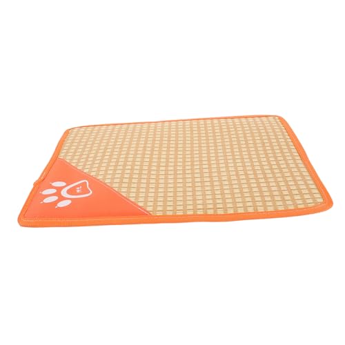 Abaodam Kühlmatte für Haustiere Selbstkühlend Orange Klein Komfortable Sommerliege für Hunde und Katzen für Reisen und Zuhause Strapazierfähig und Pflegeleicht Abaodam Kühlmatte für Haustiere Selbstkühlend Orange Klein Komfortable Sommerliege für Hunde und Katzen für Reisen und Zuhause Strapazierfähig und Pflegeleicht von Abaodam