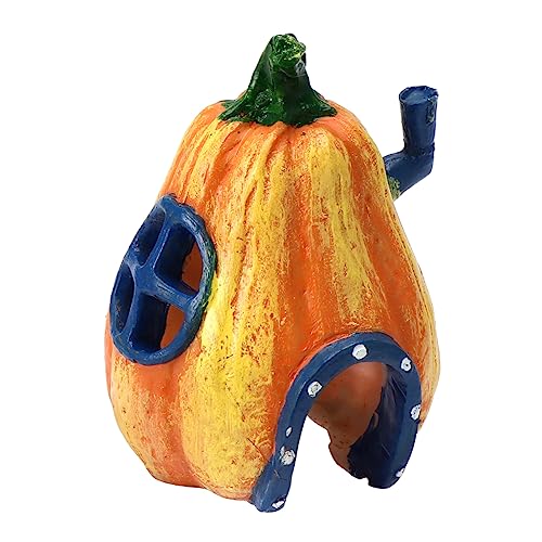 Abaodam Kürbis Dekoration für Aquarien Fischversteck Aquarium Ornament Wasserdichtes und Design für Fischbecken Halloween Deko für Fische und Garnelen von Abaodam