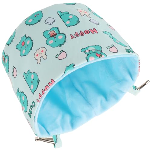 Abaodam Hamster Hängematte für Kleintiere Warmes Hängebett aus Canvas für Hamster Meerschweinchen und Chinchillas und Sicheres Schlafnest mit Einfacher Installation für Käfig von Abaodam