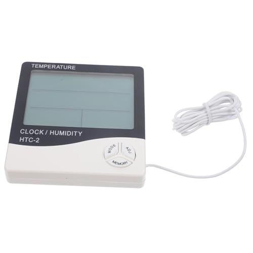 Abaodam LCD Digital Aquarium Thermometer Digital Temperature Gauge für Fischtanks Hygrometer mit Großer LCD Anzeige Präzise Temperaturmessung Geeignet für Aquarien und von Abaodam
