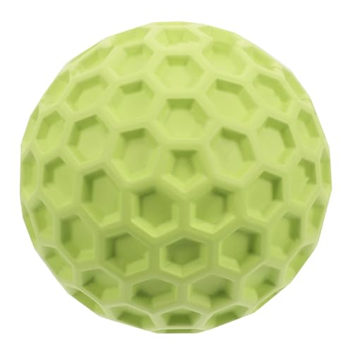 Abaodam Langlebiger Großer Grüner Hundespielzeug Ball mit Quietschfunktion Interaktives Kauspielzeug für Mittelgroße Hunde Schwimmfähig Einfach zu Reinigen für Apportierspiele und von Abaodam