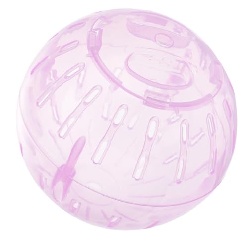 Abaodam Laufballspielzeug Hamster Hamster Laufball Hamster-Fitnessball Kleintier Laufball Hamster Bewegungsspielzeug Zuckersegelrad lautloses Hamsterrad Plastik Rosa von Abaodam