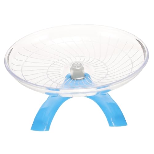 Abaodam Leise Hamster Laufrad Übung für Chinchillas Zwerghamster Haustiere Transparentes Design für Spaß Langeweile Linderung für aktive Spielkraft von Abaodam