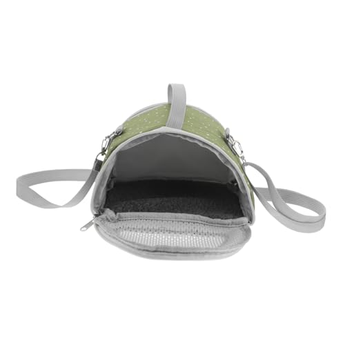 Abaodam Little Pet Cross Pack Hamster Reisetasche Hasenträger Für Kaninchen Atmungsaktive Hamsterträger Reise Hamsterträger Atmungsaktive Hasenträger Hamstertasche Olivgrünes Oxford von Abaodam
