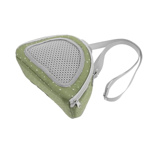 Abaodam Little Pet Cross-Pack Taschen Zum Transport Von Tieren Hamster-tüte Zum Mitnehmen Kleiner Hasenträger Kaninchenträger Tragbare Rattentasche Tragetasche Oxford-Stoff Olive Green von Abaodam