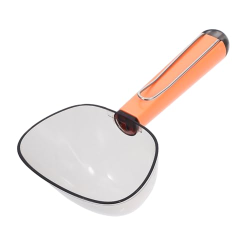 Abaodam Löffel Für Tiernahrung Scoop Hund Schaufel Haustier Schaufel Klein Katzenspatel Messen Katze Hundefutter Schaufel Leckerli-löffel Für Haustiere Haustierlöffel Abs Orange von Abaodam