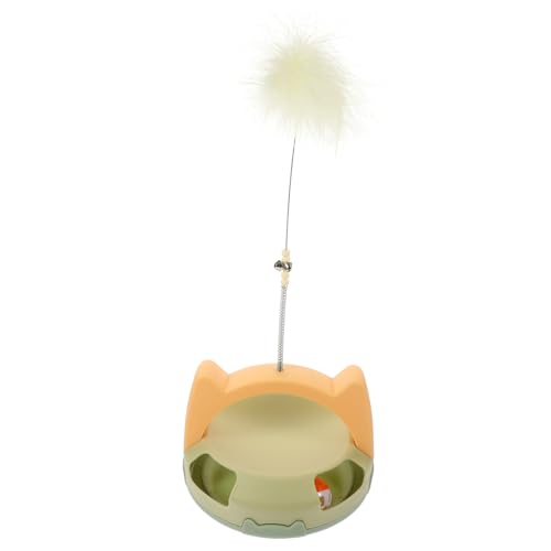 Abaodam Katzenspielzeug Katzstab Katzenangel Katzenteaser Für Hauskatzen Mit Ersatzköpfen Für Jagdtrieb Und Langzeitunterhaltung von Abaodam