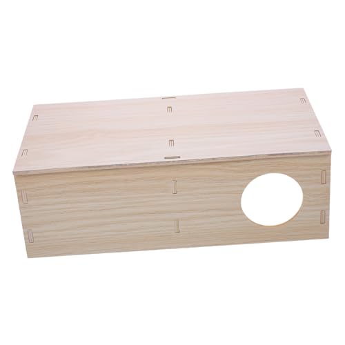 Abaodam Meerschweinchen Versteckhaus aus Holz Entzückendes Hamsterhaus mit Mehreren Kammern Sicher und Langlebig für Kleine Haustiere Bequemes und Ruheplatz Abaodam Meerschweinchen Versteckhaus aus Holz Entzückendes Hamsterhaus mit Mehreren Kammern Sicher und Langlebig für Kleine Haustiere Bequemes und Ruheplatz von Abaodam