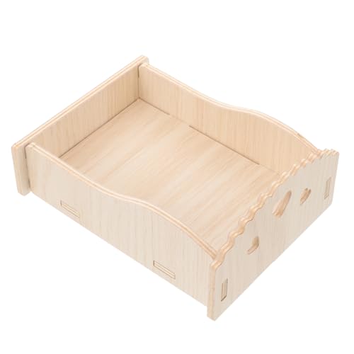 Abaodam Meerschweinchenbett Holz für Kleine Tiere und Atmungsaktiv Haustier Schlafbett für Hamster Chinchillas und Igel Geräumiger Ruheplatz Langlebige Holzkonstruktion Abaodam Meerschweinchenbett Holz für Kleine Tiere und Atmungsaktiv Haustier Schlafbett für Hamster Chinchillas und Igel Geräumiger Ruheplatz Langlebige Holzkonstruktion von Abaodam