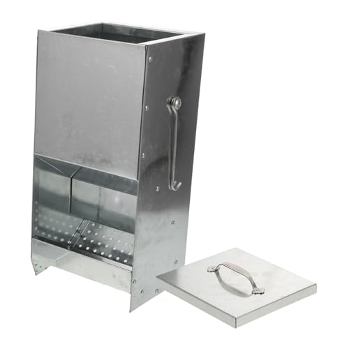Abaodam Metall-futterschale mit Magnetdeckel und Haken Robuster Futterspender für Kaninchen Frettchen Meerschweinchen und Andere Kleintiere Platzsparend Leicht zu Reinigen für Käfige und von Abaodam