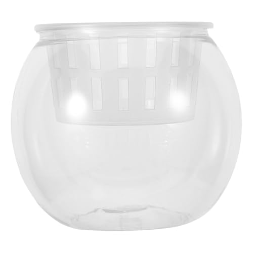 Abaodam Micro Landscape Fischtank Pflanzen Desktop Aquarium Für Büro Klare Plastikschale Klare Aquariumschale Klare Schale Pflanzenschale Fischpflanze Terrarium Transparent Das Haustier von Abaodam