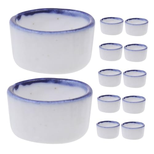 Abaodam Mini-Wassernapf aus Keramik für Spinnen und kleine Reptilien, kompakte Futternapf für Räume, leicht zu reinigen und zu pflegen, 12 Stück Abaodam Mini-Wassernapf aus Keramik für Spinnen und kleine Reptilien, kompakte Futternapf für Räume, leicht zu reinigen und zu pflegen, 12 Stück von Abaodam