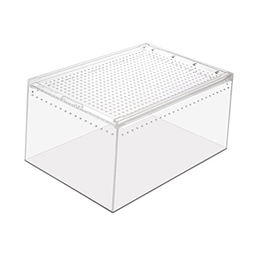 Abaodam Multi Funktion Reptilienkäfig Transparente wasserdichte Zuchtbox für Schlangen Frösche und Spinnen Transportlösung für Haustiere Abaodam Multi Funktion Reptilienkäfig Transparente wasserdichte Zuchtbox für Schlangen Frösche und Spinnen Transportlösung für Haustiere von Abaodam